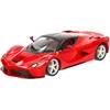 Image de Bburago - Ferrari LaFerrari Rossa, Voiture Miniature à l'échelle 1:24, réplique détaillée de l'hypercar Italienne, Coffre ouvrant, Licence Officielle Ferrari, âge recommandé 3+ Ans