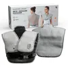 Image de SHARPER IMAGE - Wrap Epaules Et Cou Vibrant - 5 Modes De Massage - Douleurs Musculaires - Coussin Massant Chauffant - Massage Et Relaxation - Cadeau Femme - Cadeau Homme