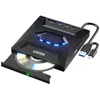 Image de UNITEK Lecteur/Graveur CD et DVD avec hub intégré - USB-A/USB-C