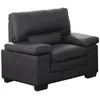 Image de Vente-unique - Fauteuil en Cuir de Buffle Mimas - Noir