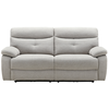 Image de Canape droit relax électrique beige 3 pl SANDRO