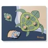 Image de Hauck Puzzle N Sort Puzzle Bebe, Jouet Bébé 1 an, Puzzle Encastrement Bois FSC, Formes Animaux, Stimulation Motricité Fine et Coordination  il-Main, Couleur, Tortue