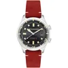 Image de Spinnaker Bradner Montre pour Homme   Boîtier en Acier Inoxydable 316L de 42 mm, Mouvement Automatique Japonais, Bracelet en Cuir ou Acier Inoxydable, Montre de Plongée Automatique, Noir  SP-5062-01