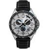 Image de AVI-8 Mustang Blakeslee P-51 Montre Chronographe pour Homme   Boîtier en Acier Inoxydable de 43 mm, Mouvement à Quartz Japonais, Bracelet en Cuir, Montre Militaire, Bleu Aviation   AV-4077-01