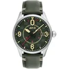 Image de AVI-8 Montre Automatique Spitfire Smith 42 mm avec Bracelet en Cuir AV-4090, Vert, Montre Automatique