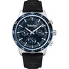 Image de Timberland Montre analogique à Quartz pour Homme avec Bracelet en Cuir TDWGF0029003, Bleu, Bracelet