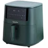 Image de GreenPan Bistro Airfryer Friteuse à air chaud, 7,2 litres, 1650 W, écran tactile LED, revêtement anti-adhésif (vert pin)