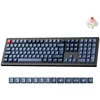 Image de Keychron V6 Max Clavier Mécanique 100% AZERTY, 2.4 GHz/Bluetooth/Filaire, Programmable QMK, RVB, 4000mAh, Hot-Swap, Clavier de Gaming pour Mac/Win/Linux, Gateron Jupiter Switches Rouges