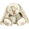 Image de KALOO - Rouge Peluche Lapin Léo Gris Prestige 55 cm - Peluche en Fourrure Douce - Doudou Lapin Grandes Oreilles - Mélodie Toyland - Pattes Lestées - Dès la Naissance, K963539