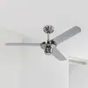 Image de Ventilateur de plafond Westinghouse Industrial, chromé, silencieux, 122 cm
