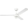 Image de 78337 Ventilateur de plafond d'intérieur à trois pales Industrial de 122 cm, finition en blanc