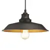 Image de Suspension Westinghouse Iron Hill, noire, métal, E27