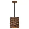 Image de Westinghouse Éclairage 63692 Luminaire suspendu d'intérieur à une lampe, finition bois dur