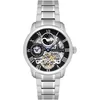 Image de Montre Longitude pour homme Thomas Earnshaw avec cadran noir analogique et bracelet en acier inoxydable   ES-8006-11