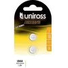 Image de Uniross Pack de 2 Piles Boutons Alcaline LR44/AG13/LR1154-1,5V
