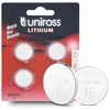 Image de Uniross Pile Bouton Lithium CR2032 3V, Lot de 4, BR2032, DL2032, ECR2032 Emballage sécurisé pour Les Enfants, pour Petits appareils électroniques (Montres, clés de Voiture, télécommandes).