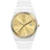 Image de ICE-WATCH - Ice Power PW1 Golden White - Montre Blanche pour Femme avec Bracelet en Silicone - 024765 (Small)