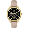 Image de ICE-WATCH - Ice Smart Mimi Gold Taupe Grain - Montre connectée dorée avec Bracelet en Cuir - 026250 (1.04 Pouces) - Smartwatch, Suivi des activités physiques et de la santé