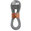 Image de Native Union Belt Cable 1,2 m Noir, Blanc Belt Cable, 1,2 m, Lightning, USB A, Mâle, Mâle, Noir, Blanc