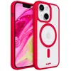 Image de Coque LAUT iPhone 14Plus MagSafe transparent/Rouge