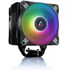 Image de ARCTIC Freezer 36 A-RGB - Refroidisseur CPU monotour avec push-pull, deux ventilateurs P 120 mm à pression optimisée et éclairage ARGB, roulement fluidodynamique, 200-1800 rpm, incl. MX-6 - noir