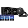 Image de ARCTIC Liquid Freezer III 240 - PC à refroidissement par eau, refroidisseur d’eau tout-en-un pour processeur AIO, Compatible Intel LGA1851/1700 et AMD AM5/4, Pompe à commande PWM efficace - Noir