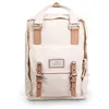 Image de Doughnut Sac à dos léger et décontracté en coton bio macaron 16L pour femme, école, voyage, école, université (standard)