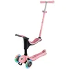 Image de Globber - GO UP Sporty Lights - Trottinette évolutive 3 Roues avec siège - Enfants dès 15 Mois - Rose Pastel