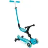 Image de Globber - GO UP Active Lights 360 - Trottinette évolutive 3 Roues avec siège et Module 360 - Enfants dès 15 Mois - Bleu Aqua