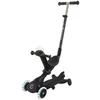 Image de Globber - GO UP Deluxe Lights 360 - Trottinette évolutive 3 Roues avec siège et Module 360, pour Les Enfants de 15 Mois à 6 Ans, Noir