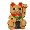 Image de JEKCA Chat Porte-Bonheur Maneki Neko n°1 Beige