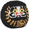 Image de JEKCA Poupée Daruma n°1 Noire | Blocs de Construction en Plastique Japonais | À partir de 14 Ans