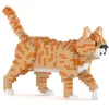 Image de JEKCA Mini 01S Chat tigré Orange | Blocs de Construction en Plastique pour Mini Chat | À partir de 14 Ans