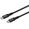 Image de Philips DLC5206C/00 - USB-C vers USB-C - 200 cm et tressé - pour chargeurs de Type C - Noir
