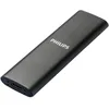 Image de Philips Portable Externe SSD 250 Go - Ultra Fin, SATA Ultra Speed USB-C - USB, Vitesse de Lecture jusqu'à 540 Mo/s, Vitesse d'écriture jusqu'à 540 Mo/s, Aluminium