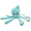 Image de Les PTIPOTOS by Les DEGLINGOS - Peluche Maman Bebe - Toute Douce - Cadeau Naissance - FILOU LA Pieuvre Maman & Bebe - 45CM - Bleu Aqua