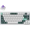 Image de Keychron Q1 HE Clavier mécanique sans Fil avec Hall Effect Gateron Double-Rail Magnetic Switch Nebula, Rapid Trigger, QMK 2.4 GHz Bluetooth RGB Compatible avec Mac Windows Linux - Blanc