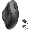Image de Keychron M7 Souris d'ordinateur sans Fil, 26K DPI Optique, 2.4 GHz/Bluetooth/Filaire avec Bouton Macro 63g Ergonomique et légère, jusqu'à 70 Heures d'autonomie pour Ordinateur macOS/Windows - Noir