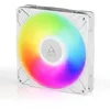 Image de ARCTIC P14 Pro A-RGB (White) - Puissant ventilateur premium, ventilateur PWM 140 mm avec câble en Y séparé, 400-2500 rpm, 0 rpm <5% PWM, 5V Digital RGB, palier Fluid Dynamic - Blanc