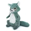 Image de PTIPOTOS by LES DÉGLINGOS - Peluche Netoitou Le Raton Laveur Bleu - Doudou Original - Idéal dès la Naissance - Peluche Toute Douce - 26 cm - Vert, Baby