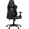 Image de Razer Edition TAROK Natrix Chaise de Jeu pour PC, en Cuir synthétique matelassé, revêtement softcoat 3D, Fonction Bascule, Coussin Lombaire et Oreiller, jusqu'à 130 kg, Noir