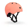 Image de Scoot & Ride Casque de vélo pour Enfant Unisexe, pêche, 51 BIS 55cm