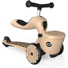 Image de Scoot & Ride Mixte - Baby Highwaykick 1 Lifestyle Kickboard avec siège et conteneur  (léopard)
