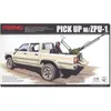 Image de Meng "modèle 1 : 35 Toyota Hilux Pick Up Truck w/zpu1 Antichar Pistolet" Kit (Multicolore)