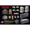 Image de MENG Echelle 1 : 35 cm Moderne Militaire US Charge individuels de Transport « équipement Kit modèle (Multicolore)