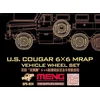 Image de Unbekannt Meng SPS 024   Modèle Kit US Cougar 6 x 6 mrap Vehicle Wheel Set