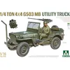 Image de TAKOM - Maquette Voiture ¼-ton 4×4 G503 Mb Utility Truck Takom 1016 1/16ème Maquette Char Promo