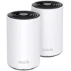 Image de TP-Link Deco WiFi 6E Mesh AXE5400Mbps Tri-bande Deco XE75 Pro(2-pack), Couverture de 500 , WPA3, 1 port 2.5G, 2 ports Gigabit, idéal pour grandes maisons, Profitez au maximum de votre abonnement Fibre