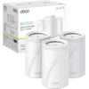 Image de TP-Link Deco Routeur WiFi 7 Mesh BE9300 Tri-Bande, Port Ethernet 2,5G, Couverture de 530 , Itinérance IA Transparente, Connectez 200 appareils, Compatible Toutes Les Box Internet, Deco BE65(3-Pack)