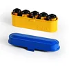 Image de KODAK Film Case Étui pour 5 rouleaux de film 35 mm-Boîtier compact en acier rétro pour trier et protéger les rouleaux de film(bleu)(film non inclus)